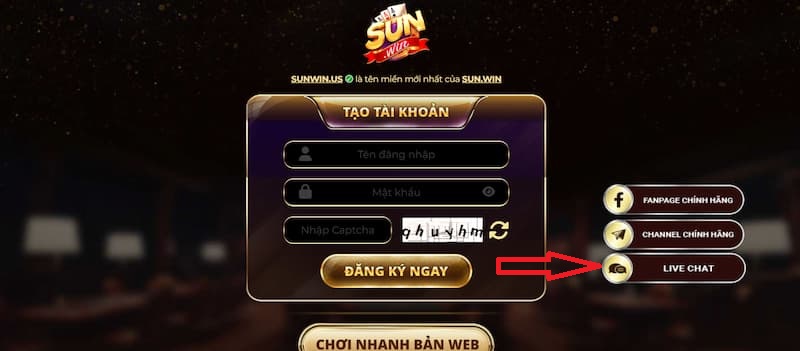 Sunwin cung cấp 3 kênh liên hệ 